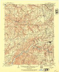 1899 Map of Siloam Springs, AR — High-Res Pastmaps